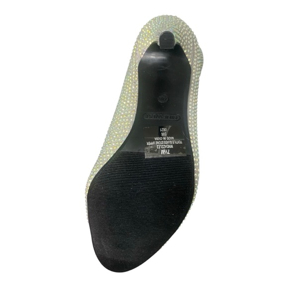 Nine West Stiletto Boots Women's Rhinestone Boots High Heeled Size 7.5 BRAND-NEW - Picture 9 of 11